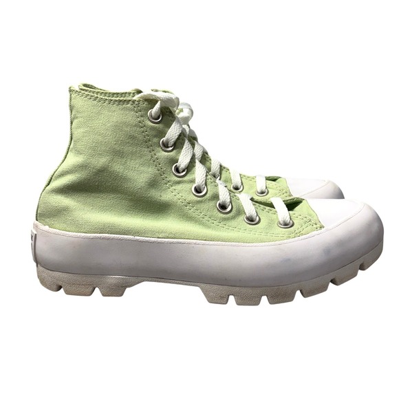 Converse Shoes - Converse Chuck Taylor All Star Lugged 2.0 High Platform Sneakers Green Womens 6